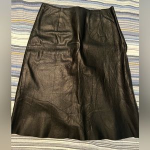 Vintage Leather Skirt. Barney’s. Size S.